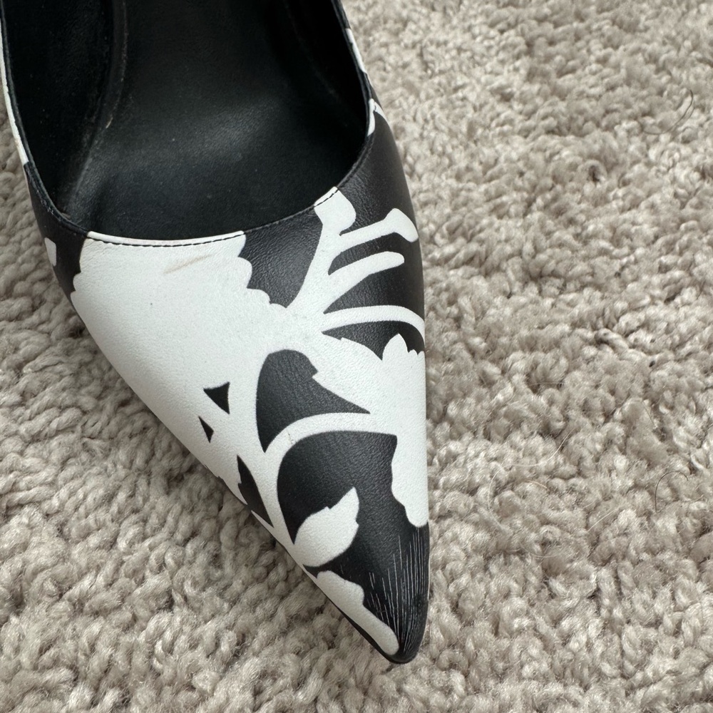 Michael Kors collection black/white heels size 37 1/2 - Picture 5 of 12